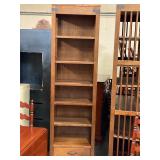 plantation style bookshelf with drawers 85" T