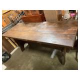 Antique Harvest table 72" x 28"