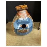 Hand painted gourd birdhouse