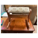 Upholstered footstool