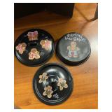 Handpainted gingerbread cookware decor