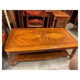 Coffee table 2 tier 47" L x 26W x 15T matches 523