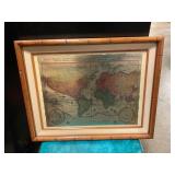 Vintage 19 x 16 map
