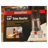 Drill Master 120 Volt 1/4" Trim Router NIB
