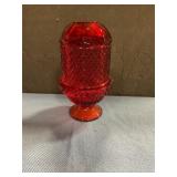 Vintage Viking glass fairy lamp
