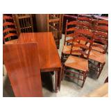 Willett Cherry table w/  chairs & leaf matches 530