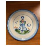 M A Hadley 11" plate sm chip