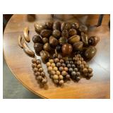 Wooden fruit