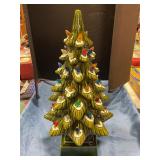 Ceramic lighted Christmas tree