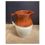 Vintage stoneware pitcher from Paducah, Kentucky