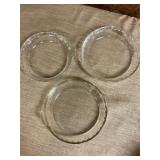 3 Pyrex pie plates