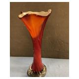 Unmarked Marano glass vase 9"tall