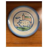 M A Hadley 11" plate sm chip