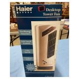 Haier desktop tower fan new inbox