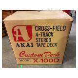 Cross-field 4-track stereo tape deck NIB