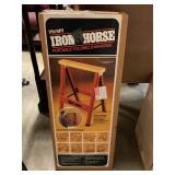 2 Iron Horse Portable Folding Sawhorses NIB