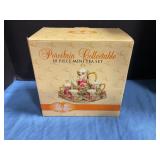 Porcelain 10 piece mini tea set