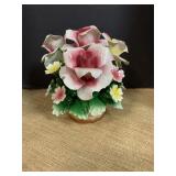 Porcelain Nuova Capodimonte flower decor