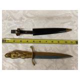 Naked  German lady dagger with sheath