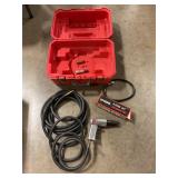 Craftsman air chisel in Milwaukee box
