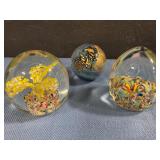 Glass paperweights