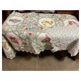 Quilt floral design full size