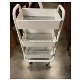 Roll around metal cart