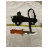 Wenoha  Dive knife with sheath.