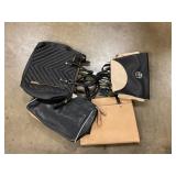 Assorted handbags