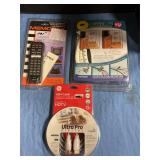 Universal remote, cable & cable zippers