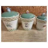 Ceramic canister set