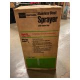 Craftsman stainless steel sprayer 2gal