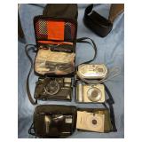 Assorted cameras