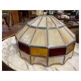 Tiffany Style  stained glass hanging lampshade