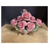 Porcelain Nuova Capodimonte flower decor