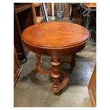 Round side table