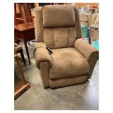 Electric recliner Faux suede