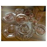 Pink Depression glass