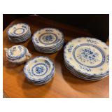 Chatham plates, bowls & sugar bowl