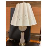 Marano glass lamp with detailed shade