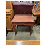 Rustic table with drawers 27" x 24"