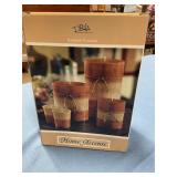 Home accent graham cracker oval pillar candles