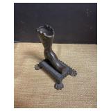 Antique cast-iron match holder