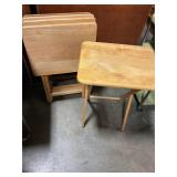 TV Trays on stand