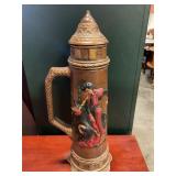 Decorative stein 19 inches tall