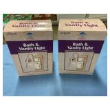 Home Creations bath& vanity lights new in box