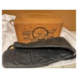 Soft rifle case and wood box