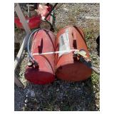 Two air tanks