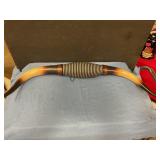 Decorative plastic bullhorns