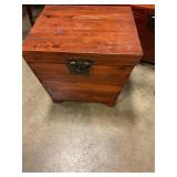 Wood Storage Chest 21ï¿½x18ï¿½x18ï¿½ tall